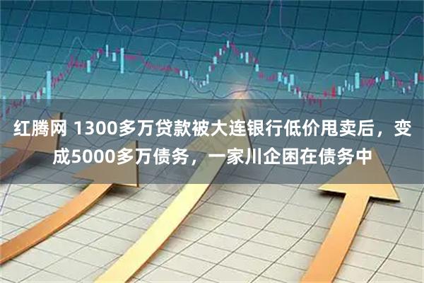 红腾网 1300多万贷款被大连银行低价甩卖后，变成5000多万债务，一家川企困在债务中