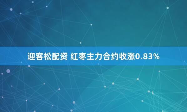迎客松配资 红枣主力合约收涨0.83%
